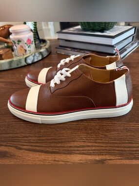 Thom Browne Leather Sneakers Size 41 - New!